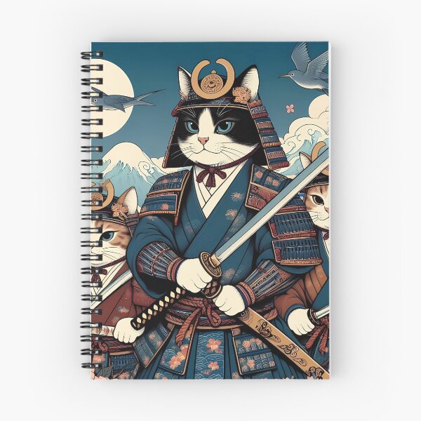 Item preview, Samurai Cats anime Watercolor landscape. iPhone and Samsung Galaxy case cover designed and sold by RoManSmArt.