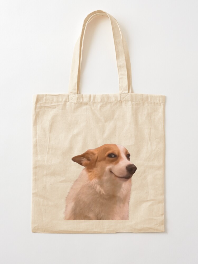 Corgi Canvas Tote Bag - Swirl Corgi Canvas Tote Bag - Swirl