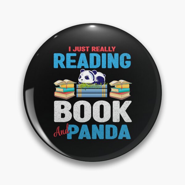Item preview, I just really reading book and panda designed and sold by marfanna.