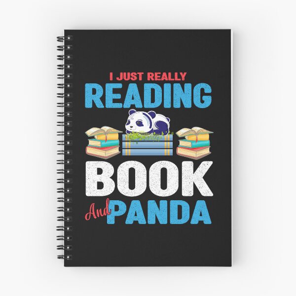 Item preview, I just really reading book and panda designed and sold by marfanna.