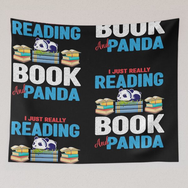 Item preview, I just really reading book and panda designed and sold by marfanna.