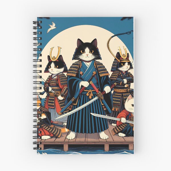 Item preview, Samurai Cats anime Watercolor landscape. iPhone and Samsung Galaxy case cover designed and sold by RoManSmArt.