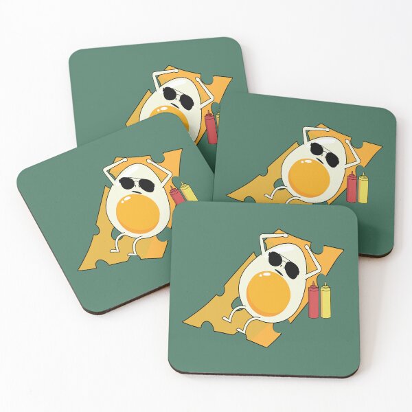 Item preview, Funny egg sleeping on a cheese slice designed and sold by Donutlovers.