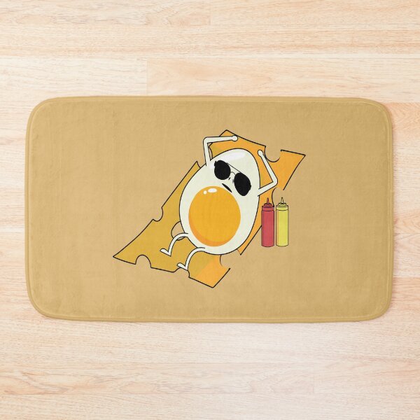 Item preview, Funny egg sleeping on a cheese slice designed and sold by Donutlovers.
