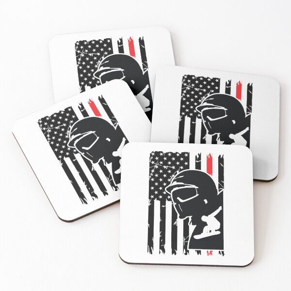 Item preview, US Flag Snowboard Winter Sports Season designed and sold by DigitalFhaiz.