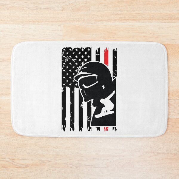 Item preview, US Flag Snowboard Winter Sports Season designed and sold by DigitalFhaiz.
