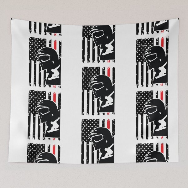 Item preview, US Flag Snowboard Winter Sports Season designed and sold by DigitalFhaiz.