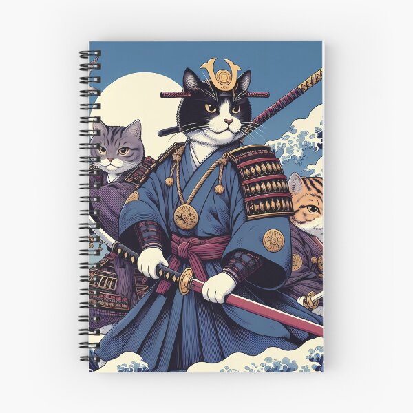 Item preview, Samurai Cats anime Watercolor landscape. iPhone and Samsung Galaxy case cover designed and sold by RoManSmArt.