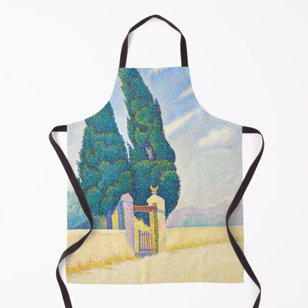 Item preview, HD. Two Cypresses, by Paul Signac designed and sold by MINDTHECHERRY.