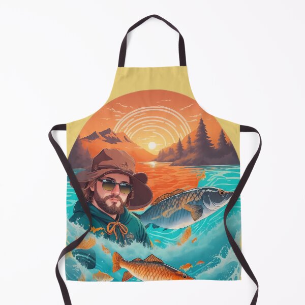 Item preview, A fisherman catches carp designed and sold by ArtBoom73.