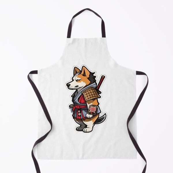 Item preview, Cool Japan samurai katana dog designed and sold by KorArtStudio.
