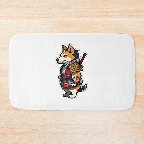 Item preview, Cool Japan samurai katana dog designed and sold by KorArtStudio.
