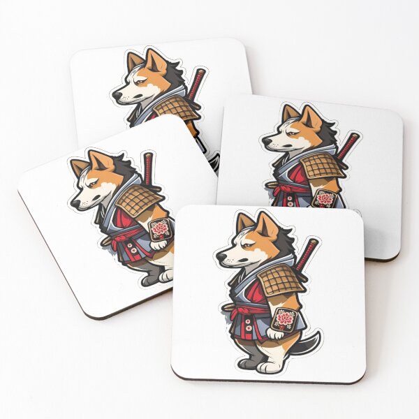 Item preview, Cool Japan samurai katana dog designed and sold by KorArtStudio.