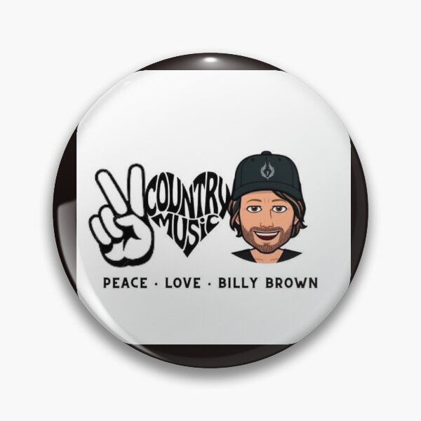 Item preview, Billy Brown Peace & Love Merch designed and sold by 5050Gmerchteam.