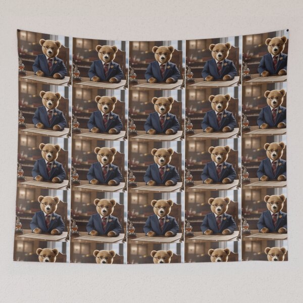 Item preview, Mayor bear at work designed and sold by Fundigitalart.