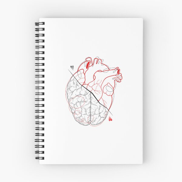 Item preview, HEART vs BRAIN designed and sold by InkVee.