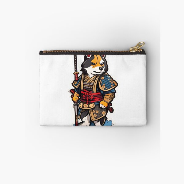 Item preview, Cool Japan samurai katana puppy dog designed and sold by KorArtStudio.