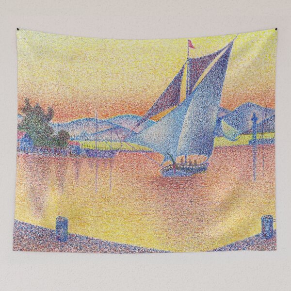 Item preview, HD. Harbor in the sunset, by Paul Signac  designed and sold by MINDTHECHERRY.