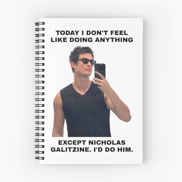 Item preview, Today I don't feel like doing anything except Nicholas Galitzine designed and sold by tksrainbow.