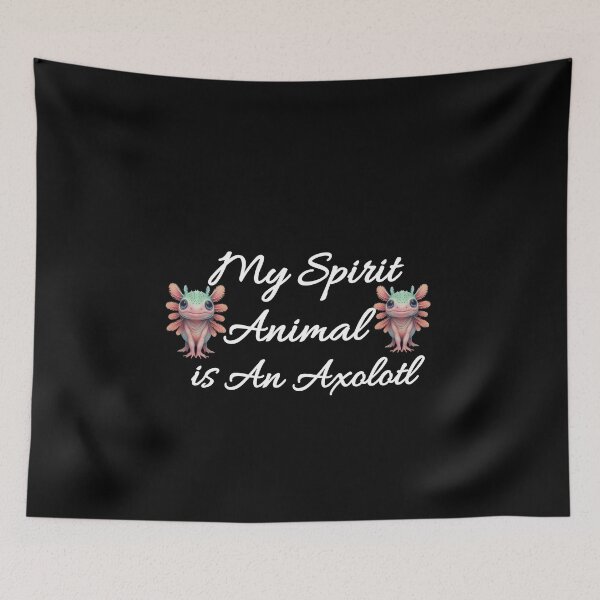 Item preview, "cute funny Amphibian" - my spirit animal is an Axolotl designed and sold by Obinne.