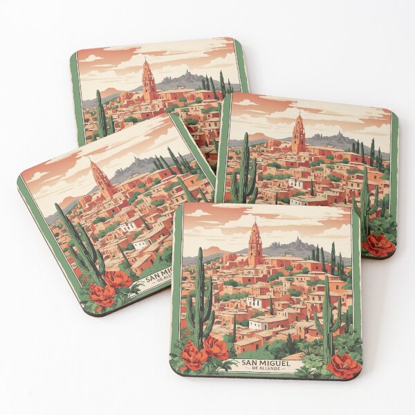 Item preview, San Miguel De Allende Mexico Vintage Poster Tourism designed and sold by TravelersGems.