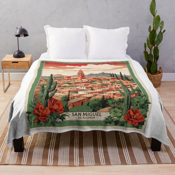 Item preview, San Miguel De Allende Mexico Vintage Poster Tourism designed and sold by TravelersGems.