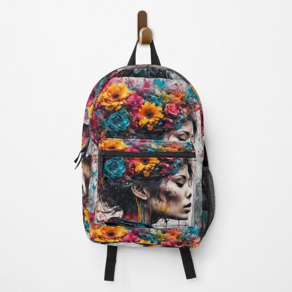 Item preview, Painted girl with flowers in hair 03 designed and sold by bravomodels.