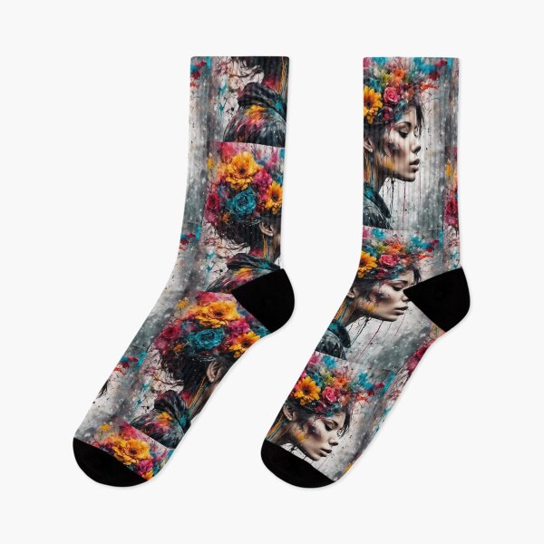 Artikelvorschau, Bemaltes Mädchen mit Blumen im Haar 03 entworfen und verkauft von bravomodels.