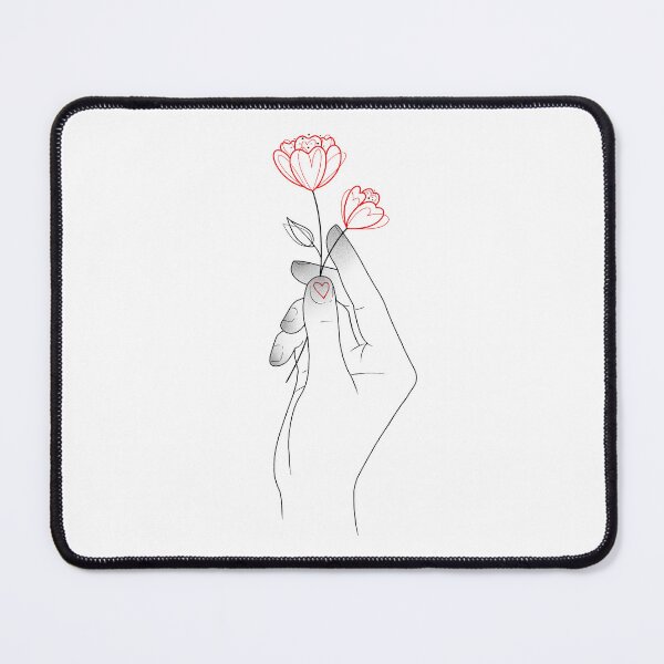 Item preview, IN LOVING HANDS - flower designed and sold by InkVee.