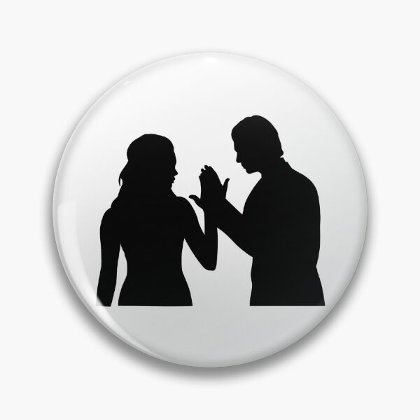 Item preview, DAMON & ELENA DANCING SILHOUETTE  designed and sold by aiillustrations.