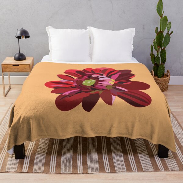Item preview, Red Dahlia Flower designed and sold by Nisha Prabhu.
