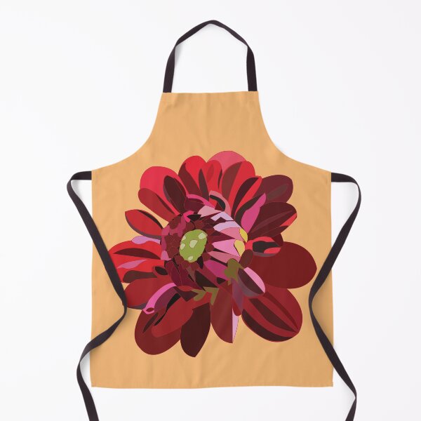 Item preview, Red Dahlia Flower designed and sold by Nisha Prabhu.