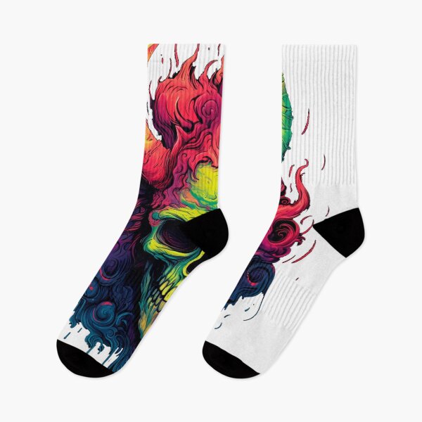 Item preview, "Chromatic Spectrum: The Malefic Power of the Skull in a Feast of Colors" designed and sold by Ink-Elegance.