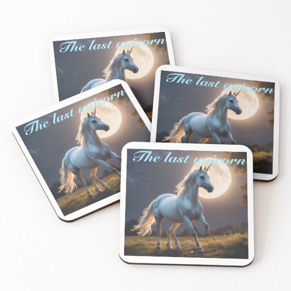 Item preview, The last unicorn poster fan art designed and sold by Fundigitalart.
