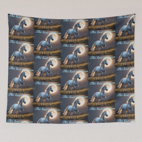 Item preview, The last unicorn poster fan art designed and sold by Fundigitalart.