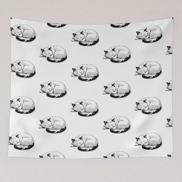 Item preview,  cat sleep designed and sold by Catophile.