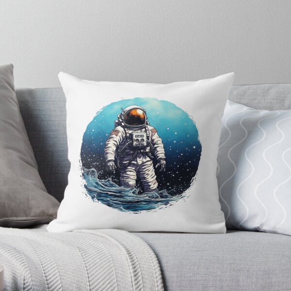 Illustration Réaliste Dun Astronaute Flottant Illustré En Style