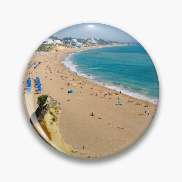 Item preview, Beach At Albufeira Town In The Algarve designed and sold by GG WALL ART.