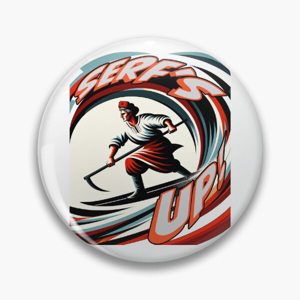 Item preview, Serf's Up! - Surfing Serf Rising 2 designed and sold by Matthew Kinnersly.