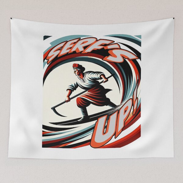 Item preview, Serf's Up! - Surfing Serf Rising 2 designed and sold by Matthew Kinnersly.