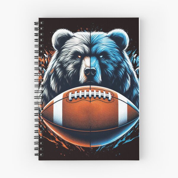 Item preview, Bear and Football Passion: Dynamic Sports Art designed and sold by ProjectNoah.