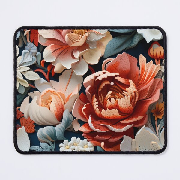 Item preview, TANGO OF EMOTIONS: A SYMPHONY IN RED AND WHITE ROSES designed and sold by BorczVisuals.