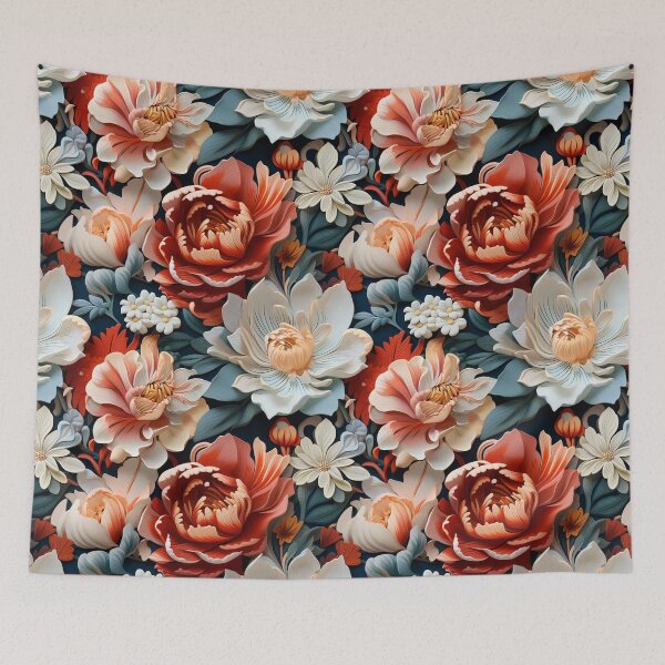 Item preview, TANGO OF EMOTIONS: A SYMPHONY IN RED AND WHITE ROSES designed and sold by BorczVisuals.