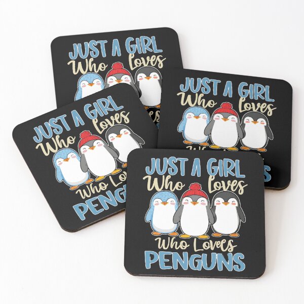 Item preview, just a girl who loves penguins designed and sold by JustCrafted.