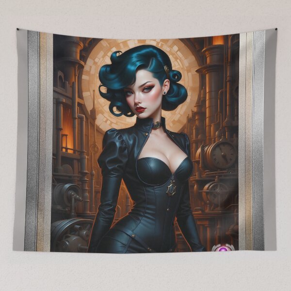 Item preview, I Am In Control Gothic Girl Portrait Magnificent AI Concept Art by Xzendor7 designed and sold by Xzendor7 Digital Art Creations.