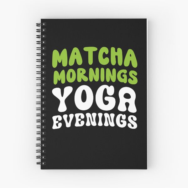 Item preview, Matcha Mornings Yoga Evenings for Matcha Enthusiasts and Yoga Lovers designed and sold by KrisRubinArt.