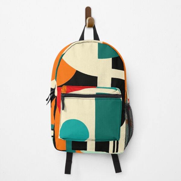 Item preview, Abstract colorful Mid Century geometry designed and sold by BattaAnastasia.