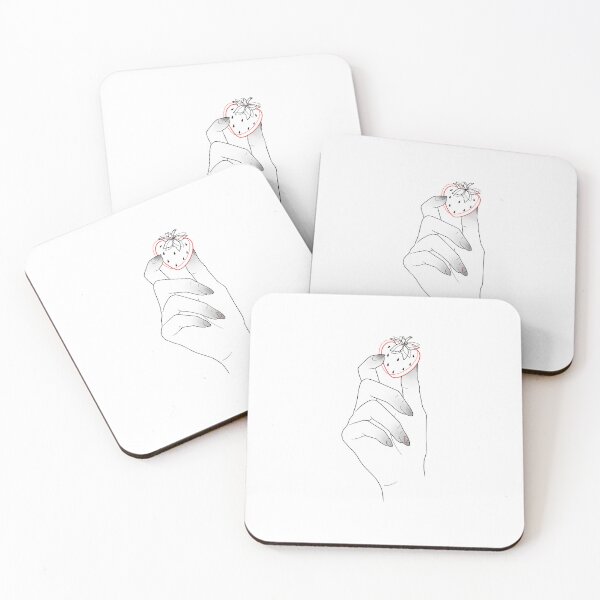 Item preview, IN LOVING HANDS - strawberry designed and sold by InkVee.