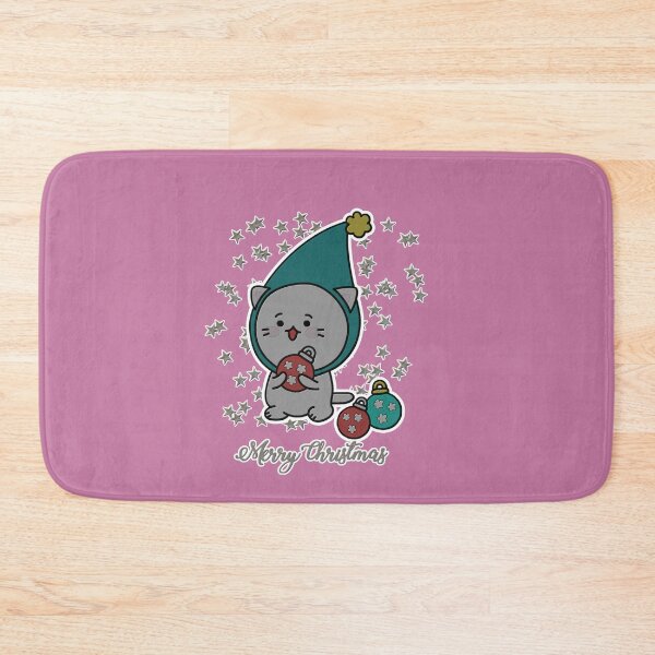 Item preview, Meowy christmas emboss designed and sold by ManikRaja.