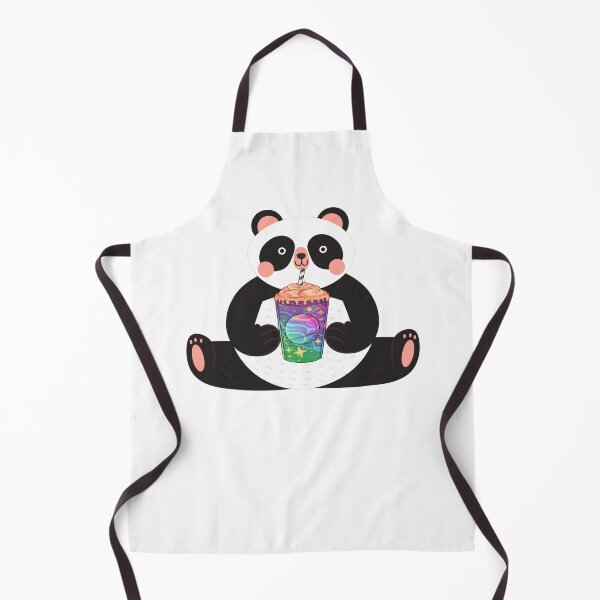 Item preview, Cute panda enjoy boba tea designed and sold by Verycutethings.